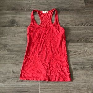 Women's Forever 21 Red Racerback Tank Top Small